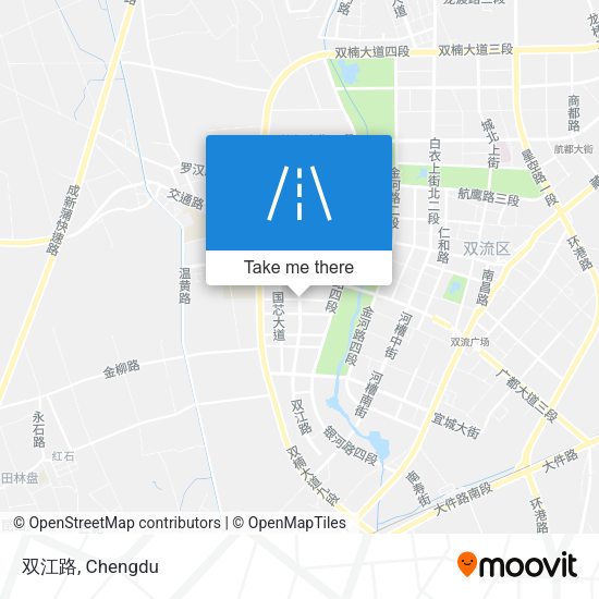 双江路 map