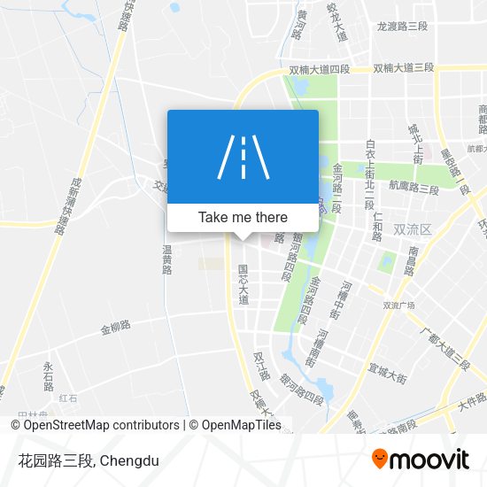 花园路三段 map