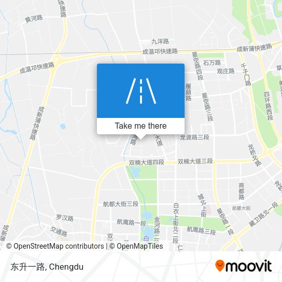 东升一路 map