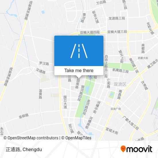 正通路 map
