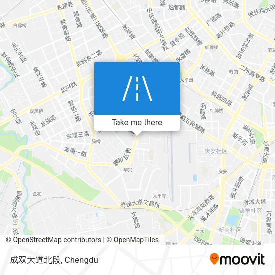 成双大道北段 map