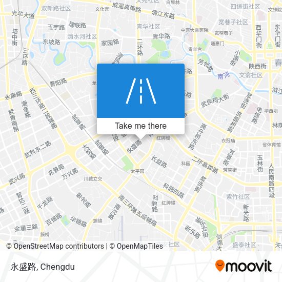 永盛路 map