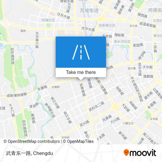 武青东一路 map