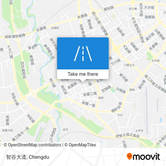 智谷大道 map