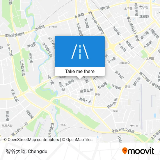 智谷大道 map