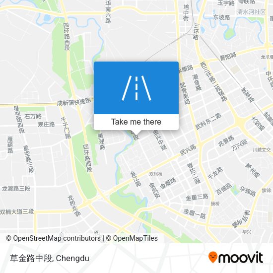 草金路中段 map