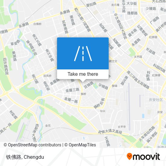 铁佛路 map