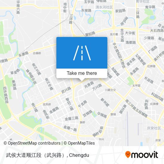 武侯大道顺江段（武兴路） map