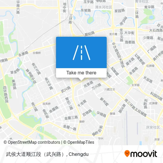 武侯大道顺江段（武兴路） map