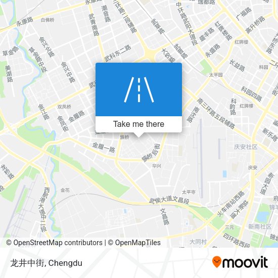 龙井中街 map