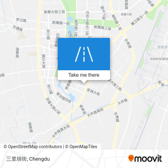 三里坝街 map