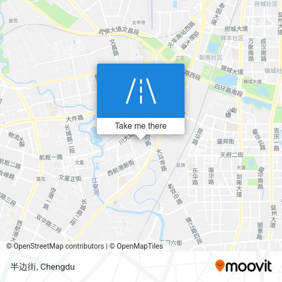 半边街 map