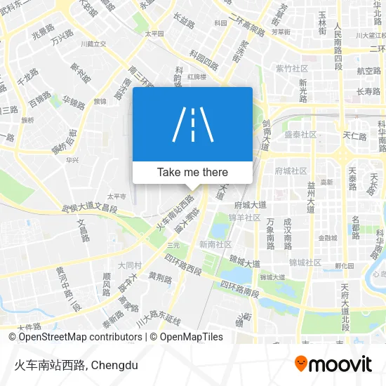 火车南站西路 map