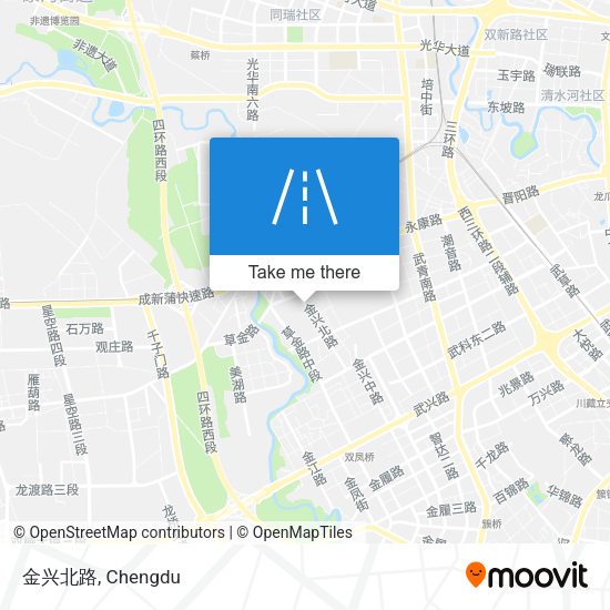 金兴北路 map