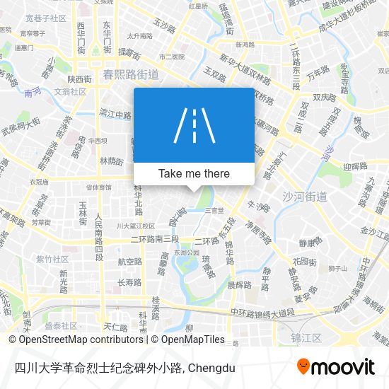 四川大学革命烈士纪念碑外小路 map