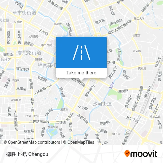 德胜上街 map