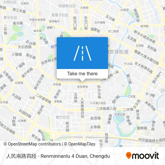 人民南路四段 - Renminnanlu 4 Duan map