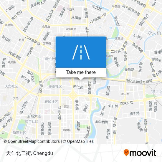 天仁北二街 map