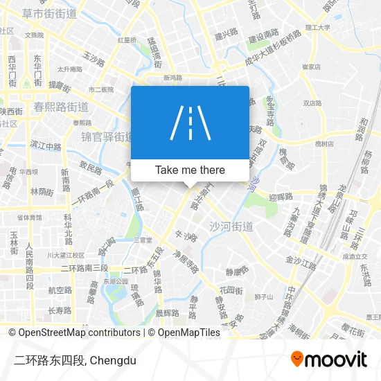 二环路东四段 map