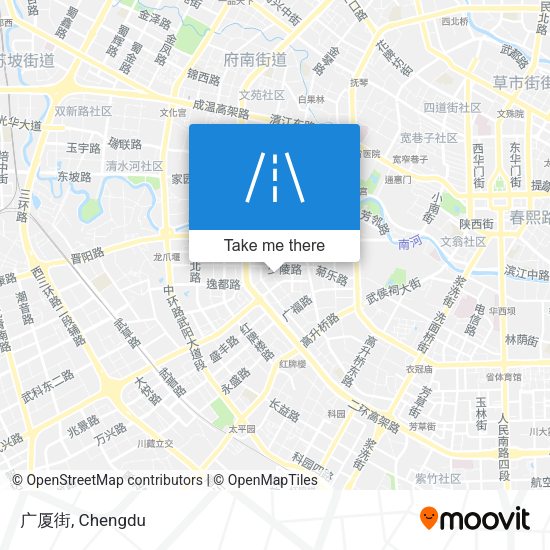 广厦街 map
