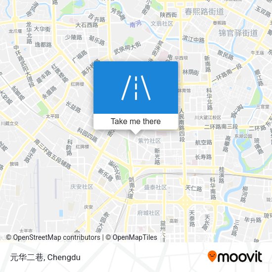 元华二巷 map