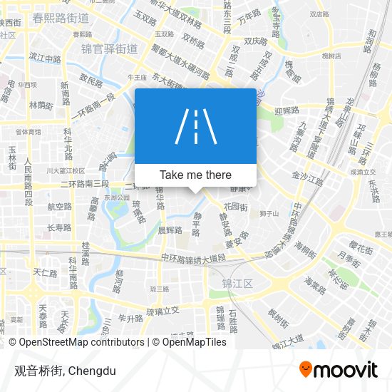观音桥街 map