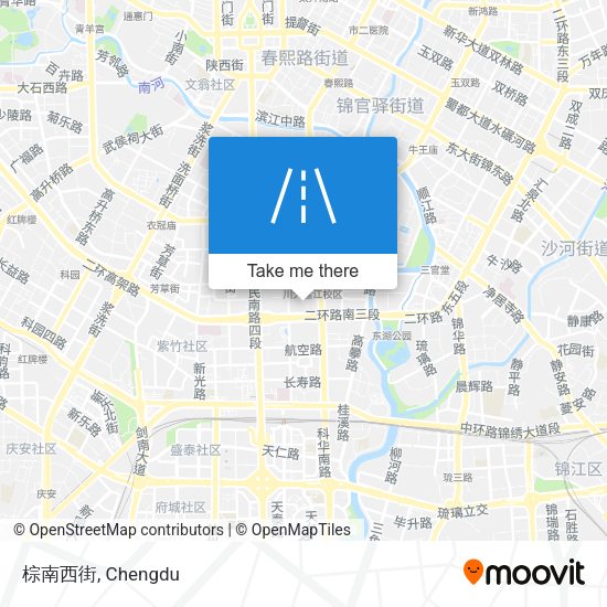 棕南西街 map