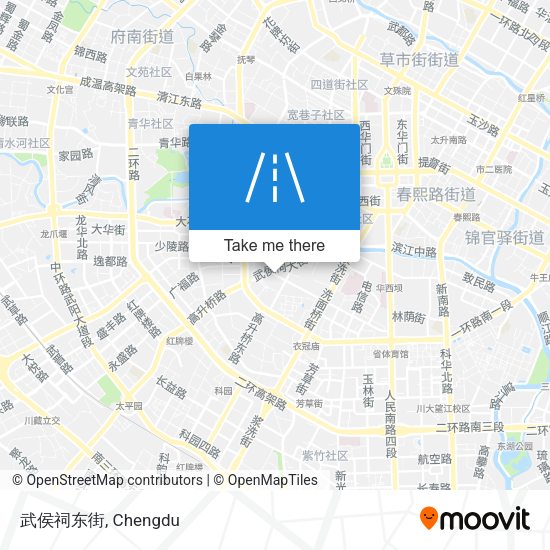 武侯祠东街 map