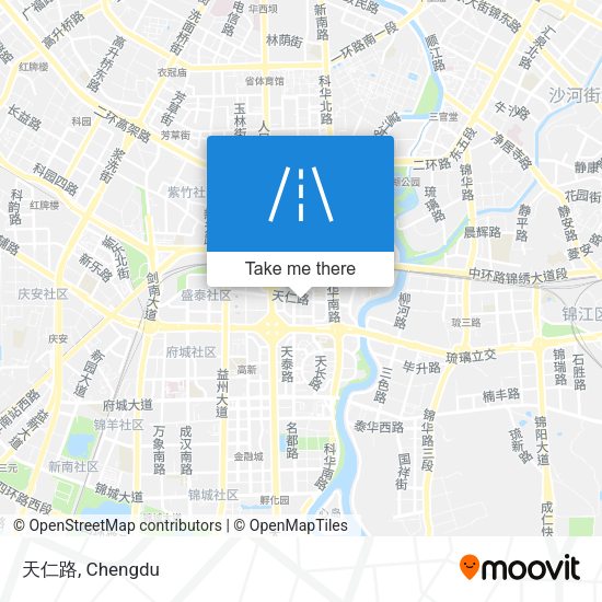 天仁路 map