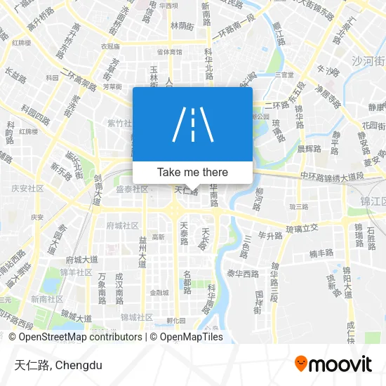 天仁路 map