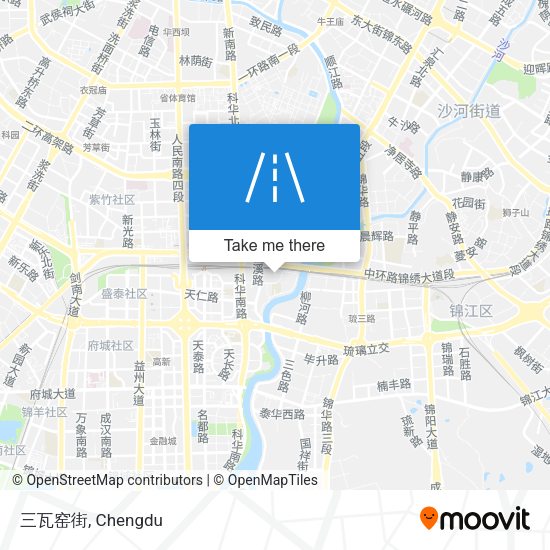 三瓦窑街 map