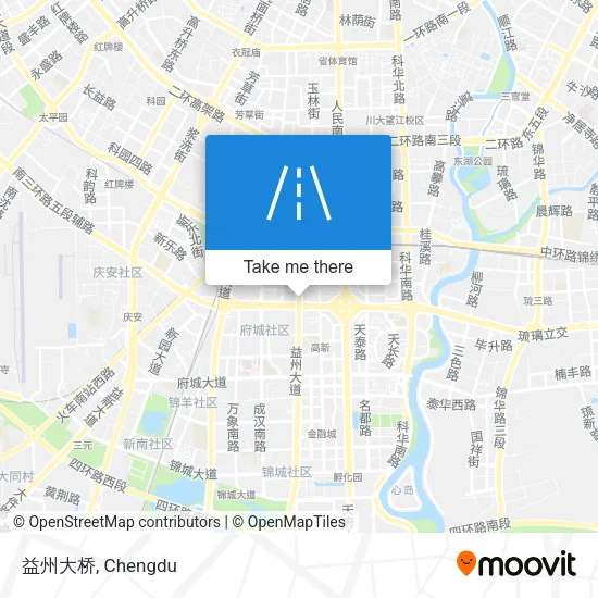 益州大桥 map