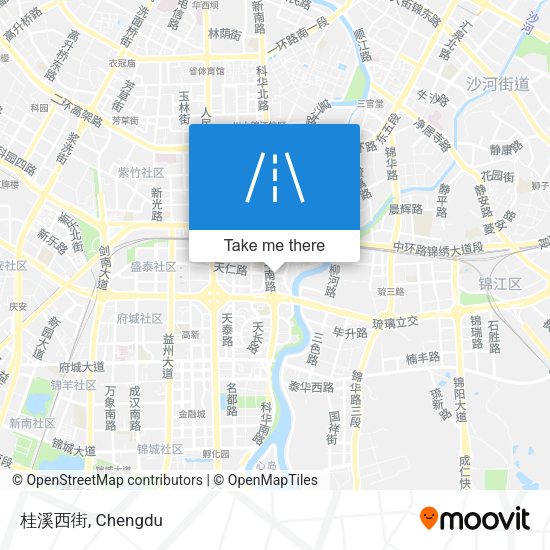 桂溪西街 map