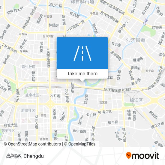 高翔路 map