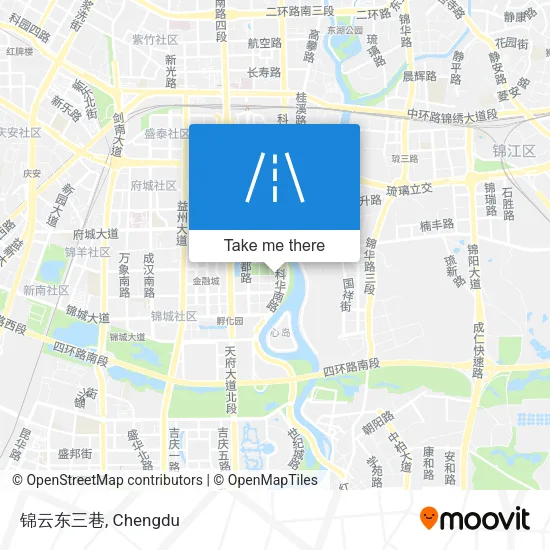 锦云东三巷 map