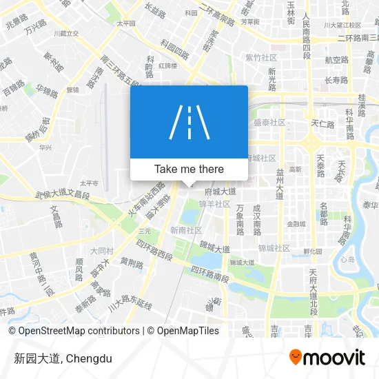 新园大道 map