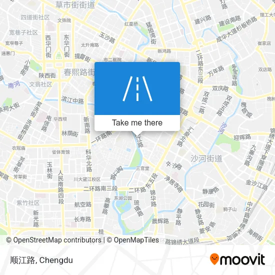 顺江路 map