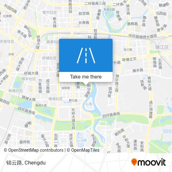 锦云路 map