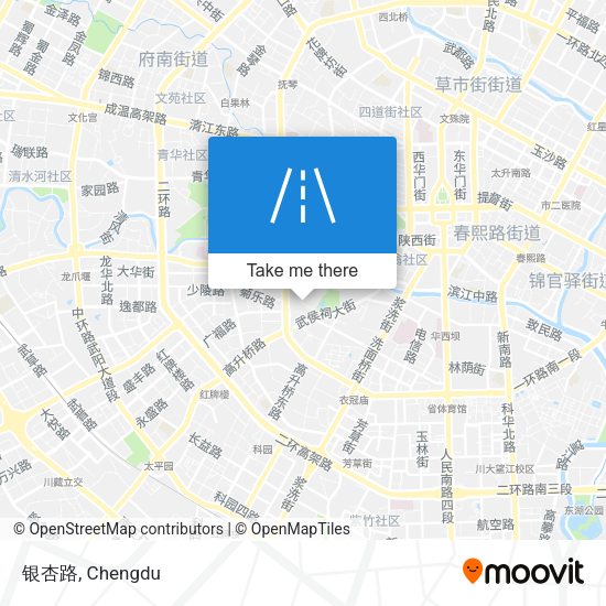 银杏路 map