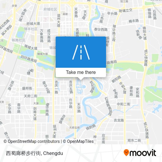 西蜀廊桥步行街 map