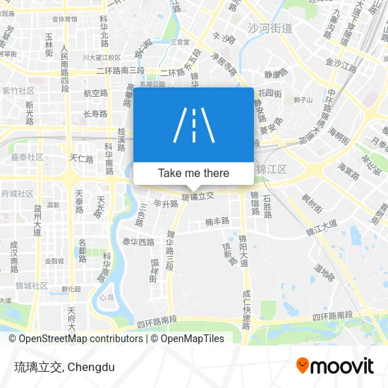 琉璃立交 map