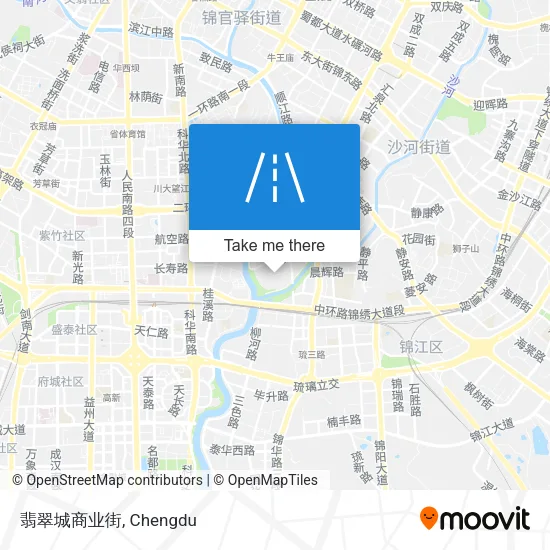 翡翠城商业街 map