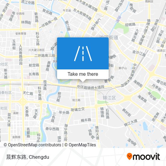 晨辉东路 map
