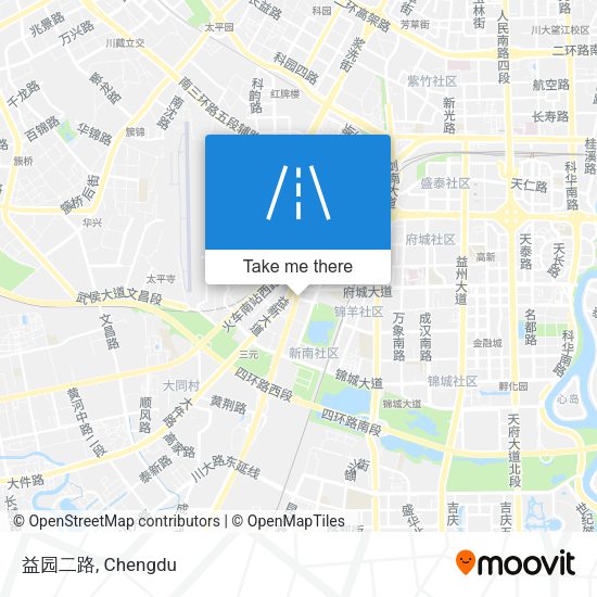 益园二路 map