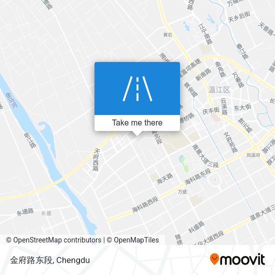 金府路东段 map