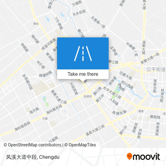 凤溪大道中段 map