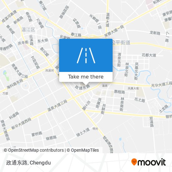 政通东路 map