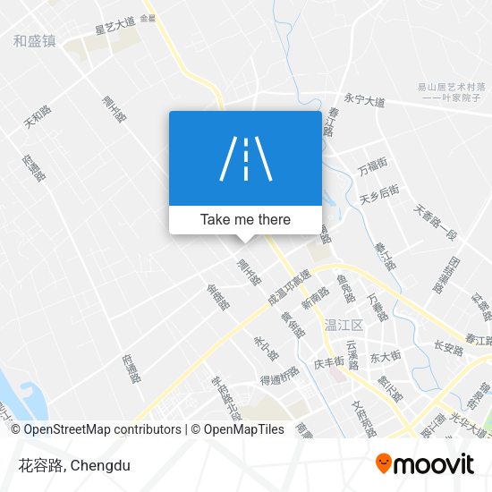 花容路 map