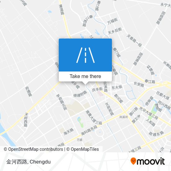 金河西路 map