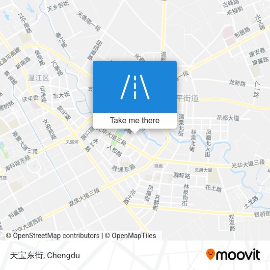天宝东街 map